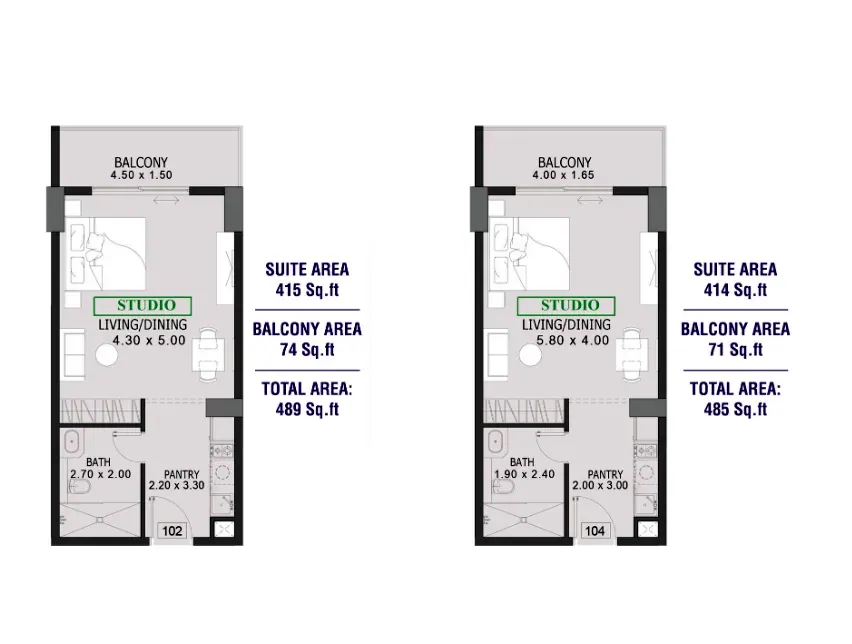 One by Preston: floorplan, photo 2 of 3
