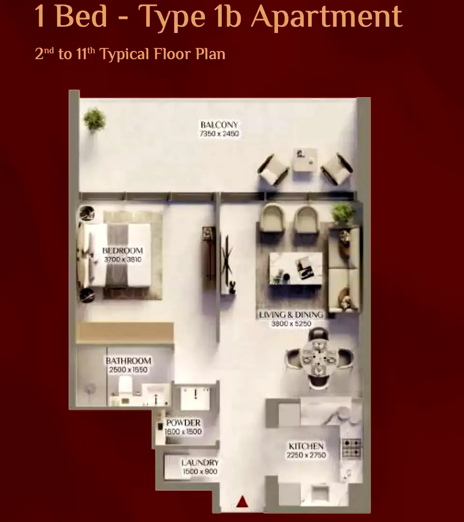 Bliss Tower: floorplan, photo 3 of 3