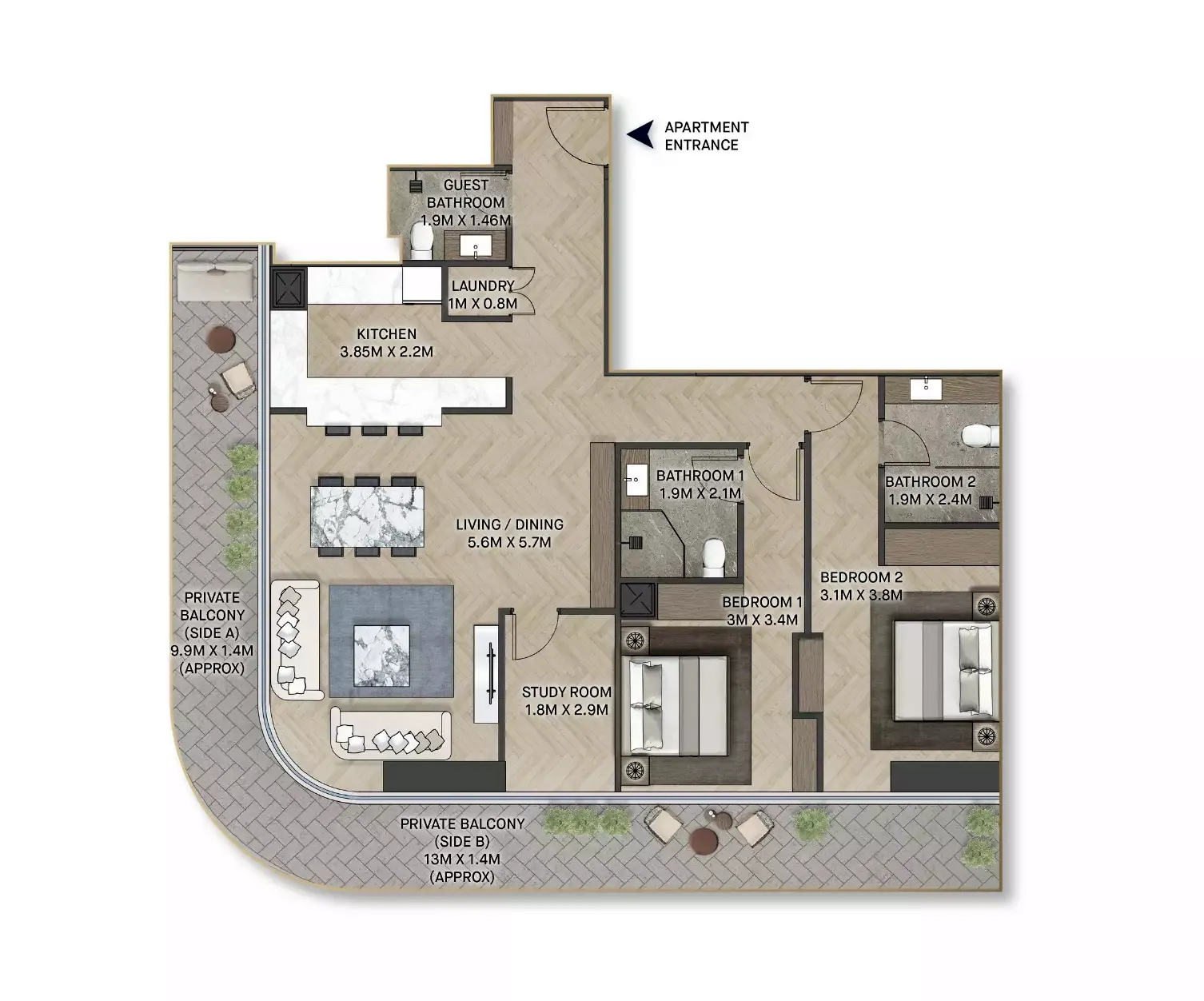 PG Maison: floorplan, photo 5 of 6