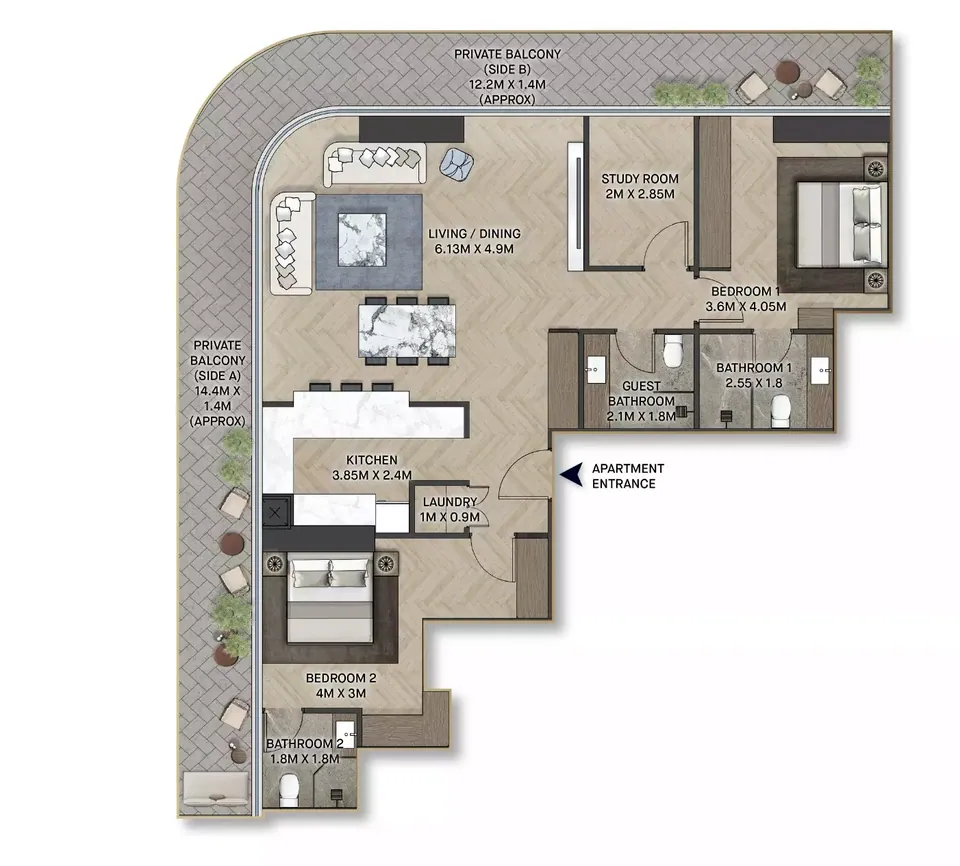 PG Maison: floorplan, photo 6 of 6
