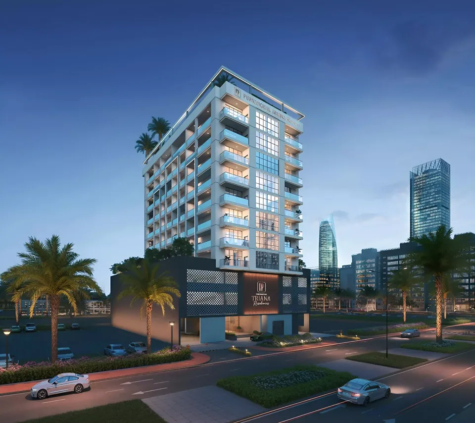 Purvanchal Triana Residences: exterior, photo 2 of 8