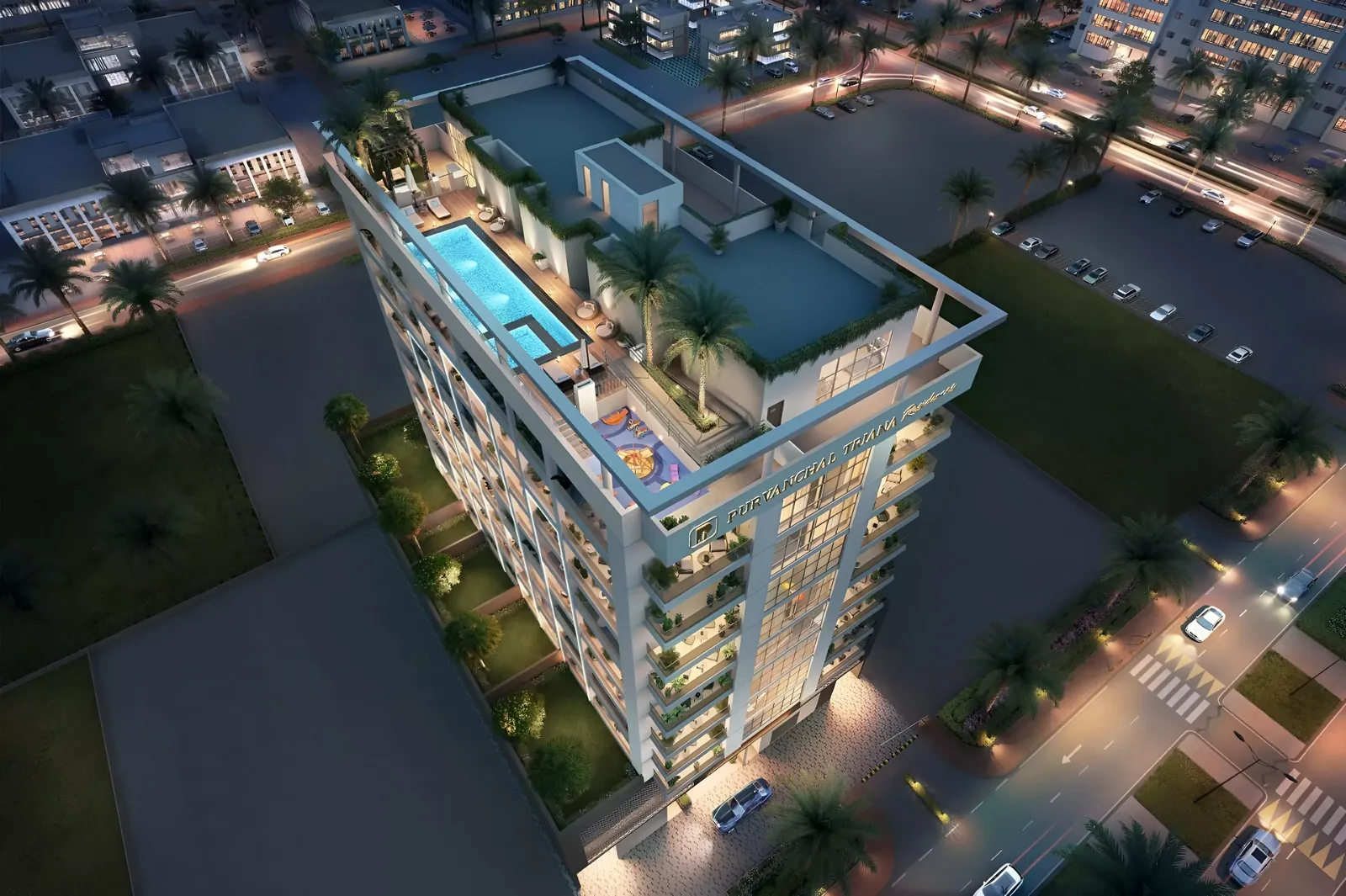 Purvanchal Triana Residences: exterior, photo 3 of 8