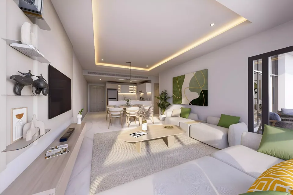 Purvanchal Triana Residences: interior living, photo 4 of 8