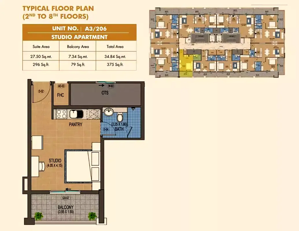Purvanchal Triana Residences: floorplan, photo 8 of 8