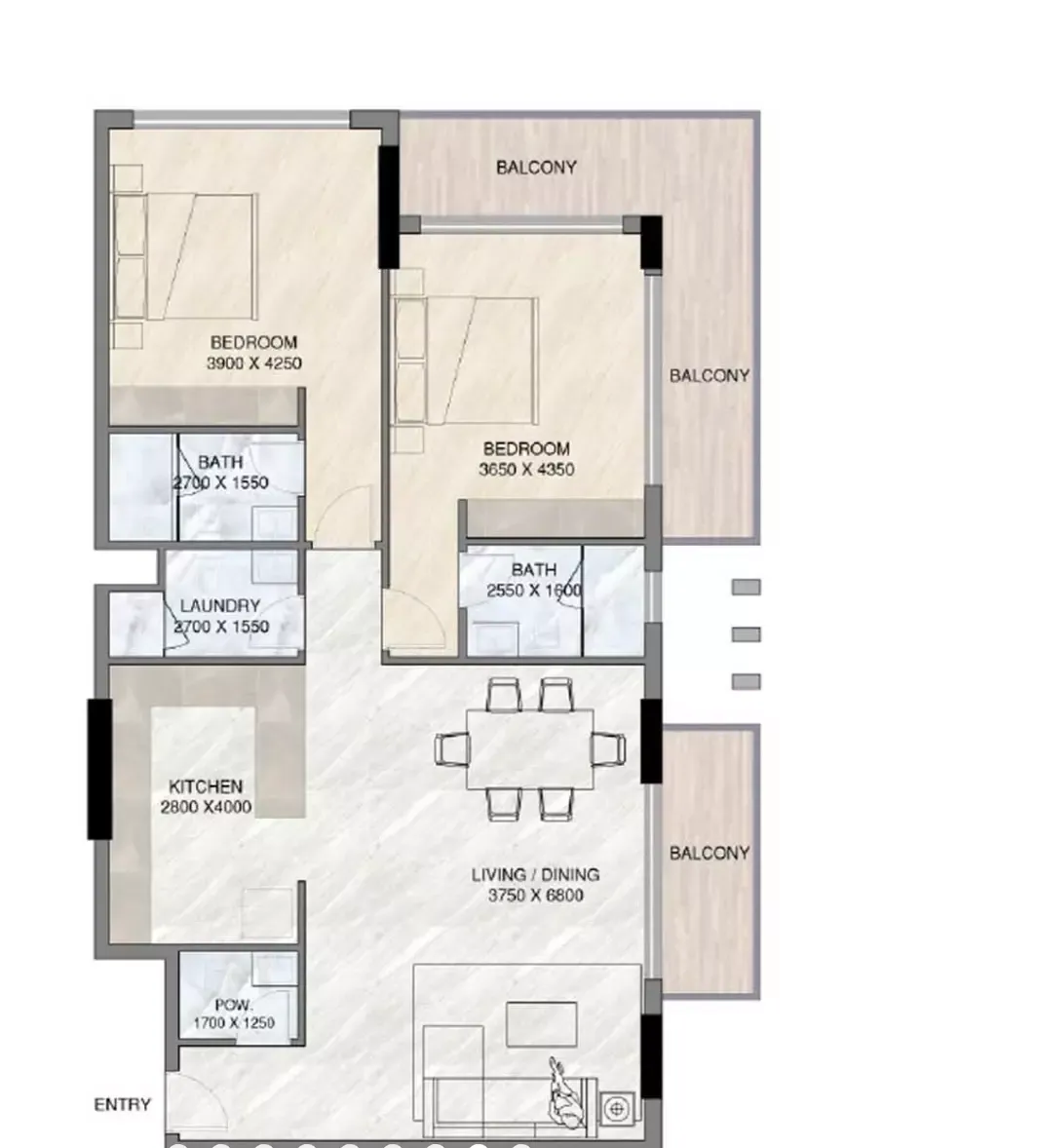 Sunbliss Residences: floorplan, photo 11 of 12