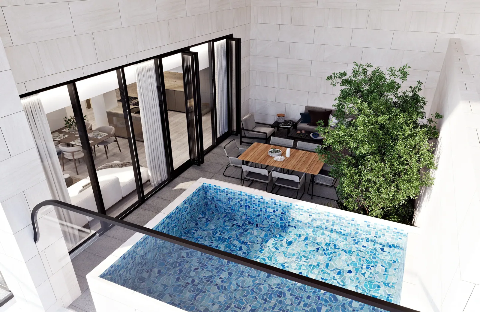 Gharbi II Residences: interior living, photo 7 of 12