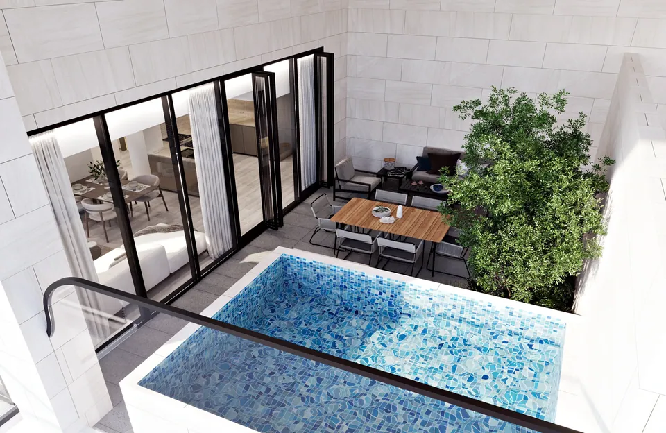 Gharbi II Residences: interior living, photo 7 of 12