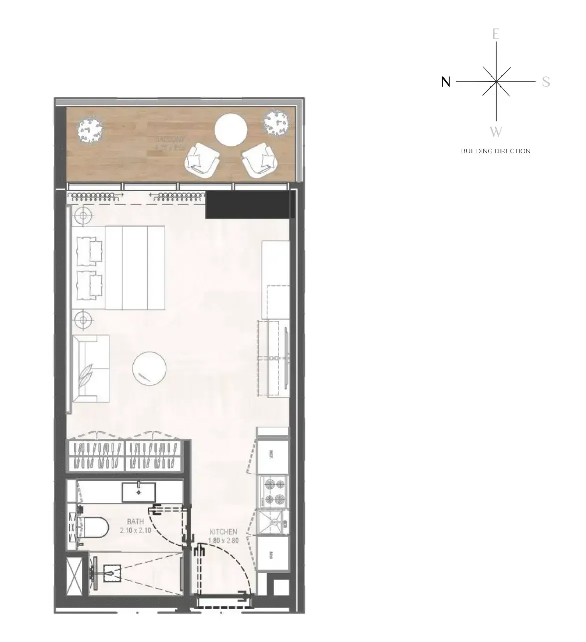 Gharbi II Residences: floorplan, photo 11 of 12