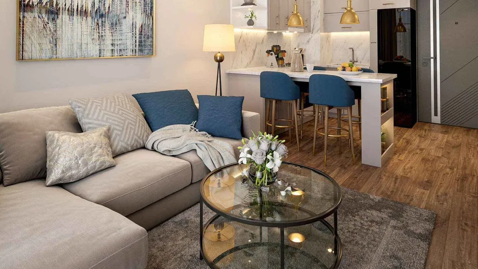 Alba Tower: interior living, photo 7 of 12