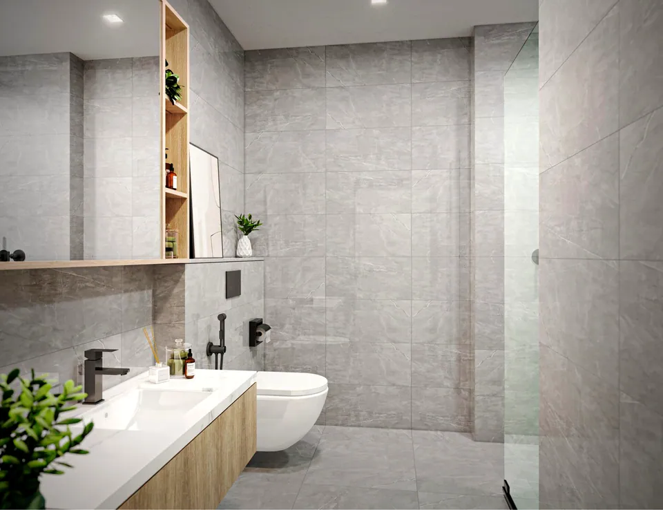 Riviera Lodge Residences: interior bathroom, photo 8 of 12