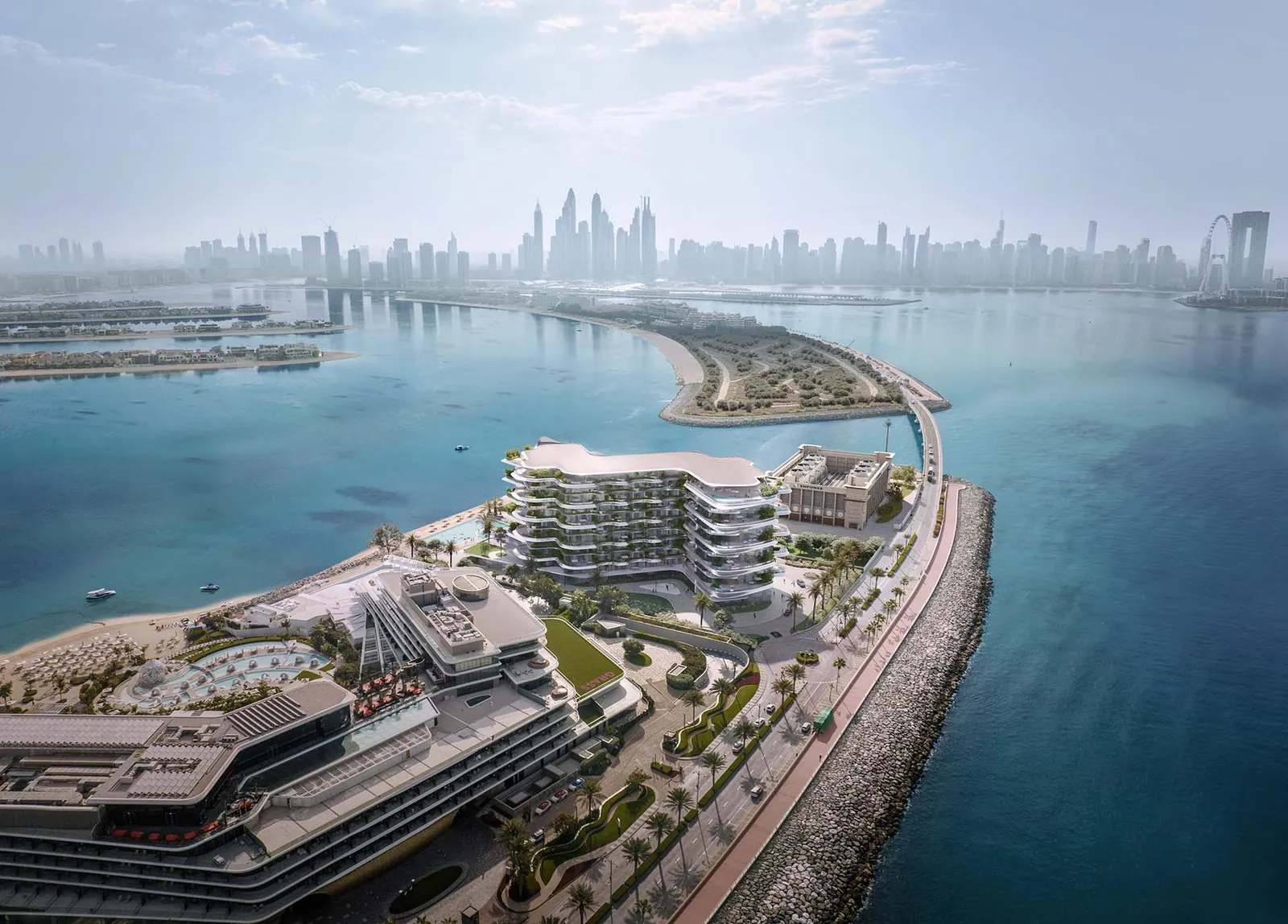 SLS Residences at Palm Jumeirah: aerial, photo 1 of 12