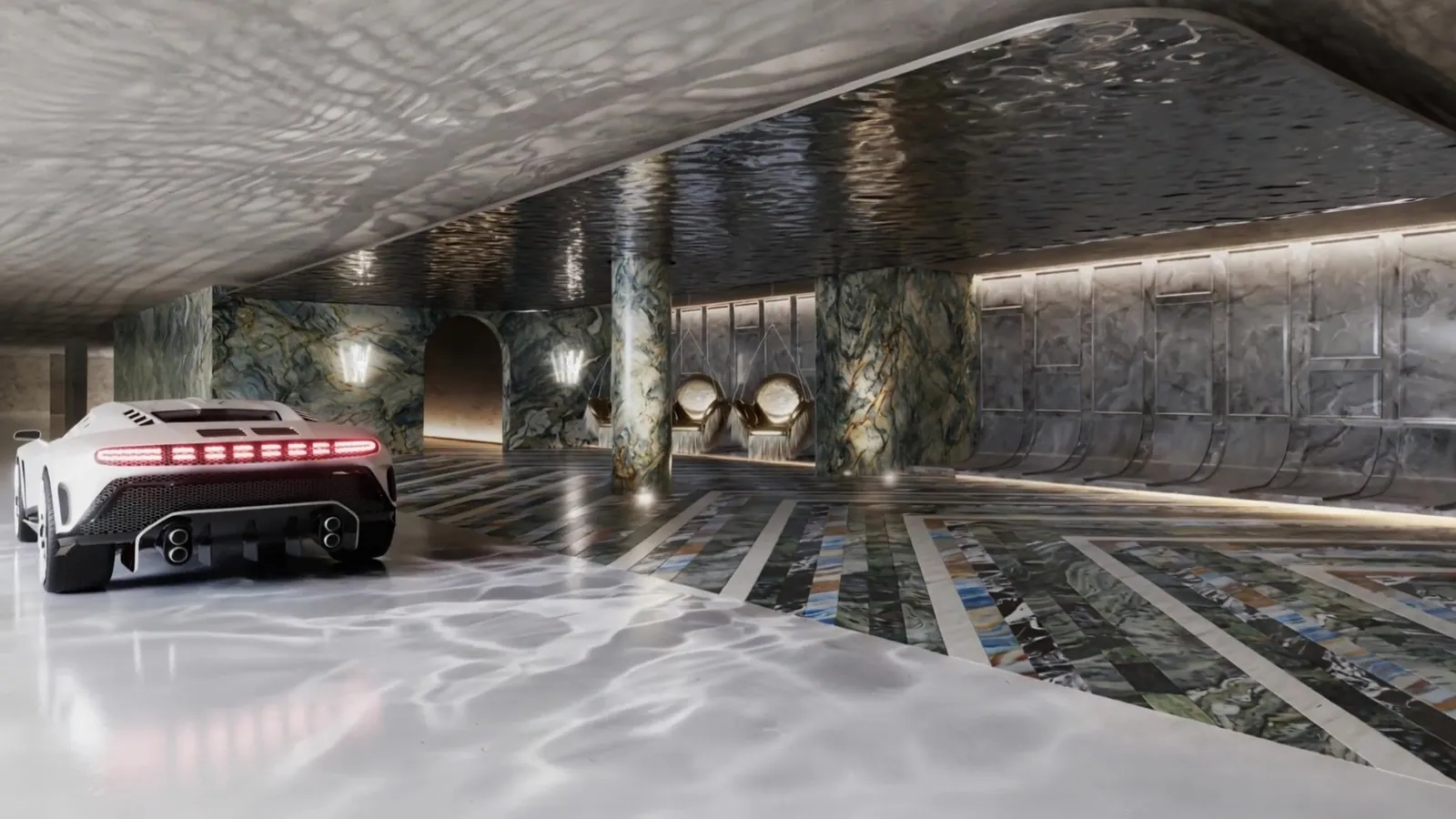 SLS Residences at Palm Jumeirah: interior living, photo 7 of 12