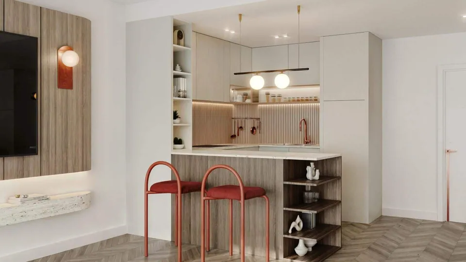 Lume Residences: interior kitchen, photo 9 of 12