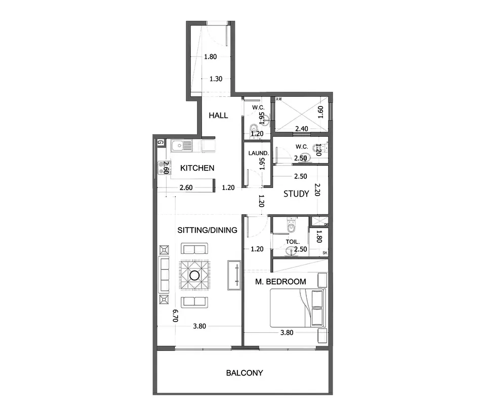 Mayas Sea View: floorplan, photo 9 of 9