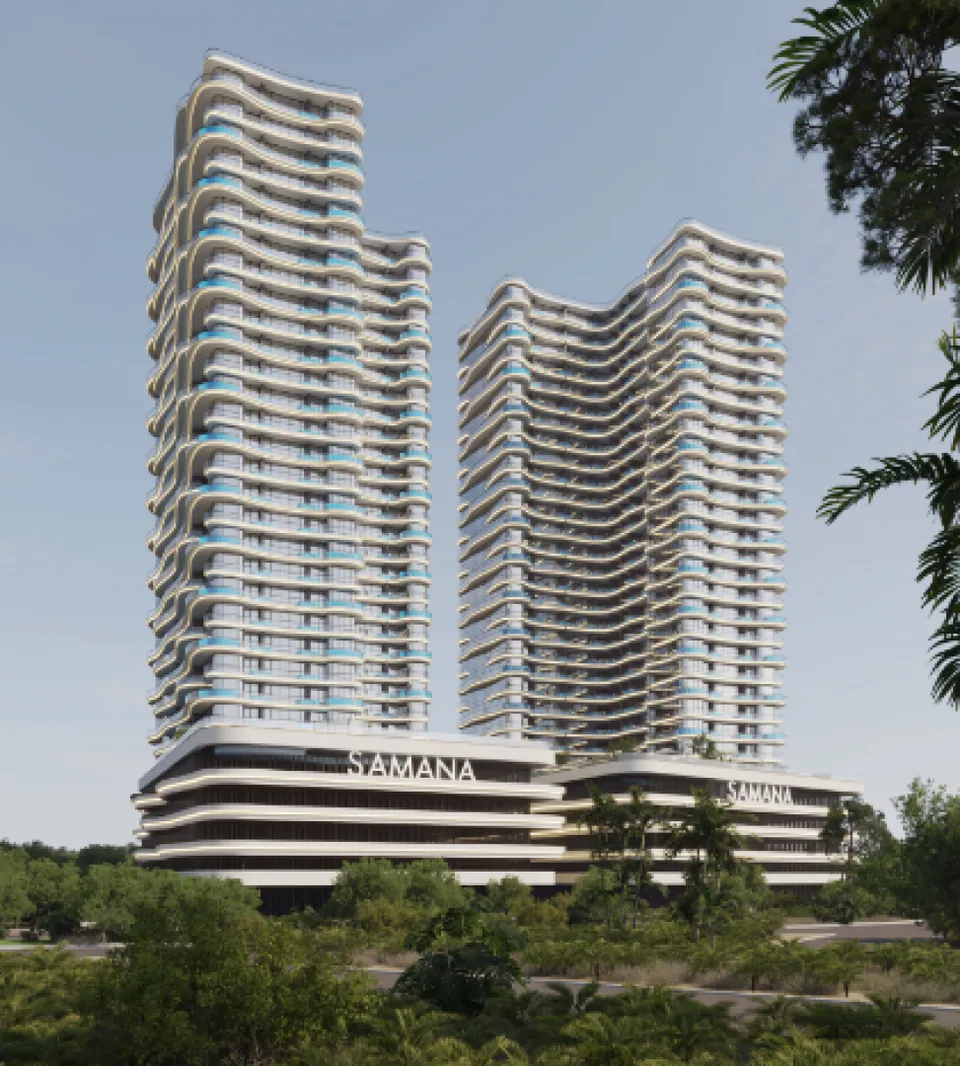 SAMANA Barari Twin Towers: exterior, photo 2 of 9