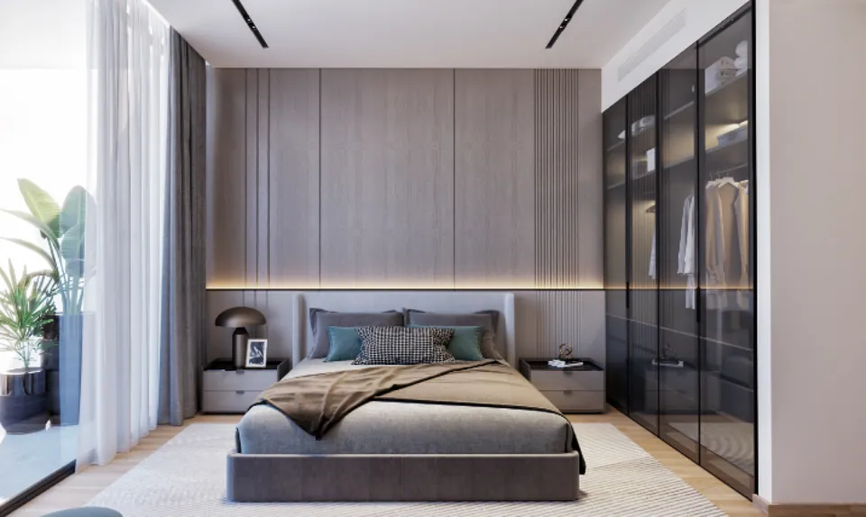 SAMANA Barari Twin Towers: interior bedroom, photo 4 of 9