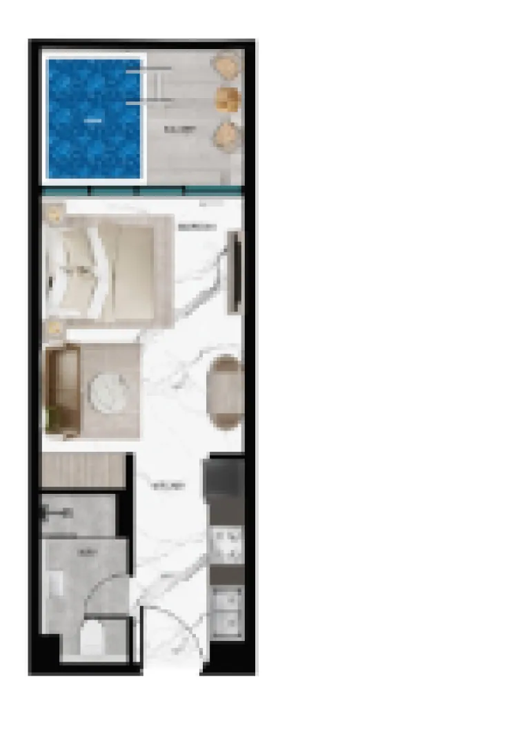 SAMANA Barari Twin Towers: floorplan, photo 8 of 9
