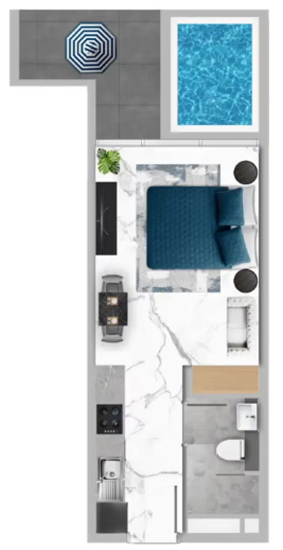 SAMANA Mykonos: floorplan, photo 10 of 10