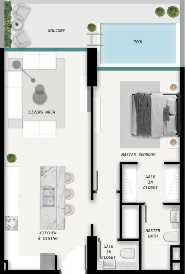 SAMANA Ocean Pearl: floorplan, photo 9 of 9