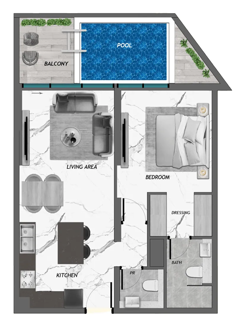 SAMANA Portofino: floorplan, photo 9 of 9
