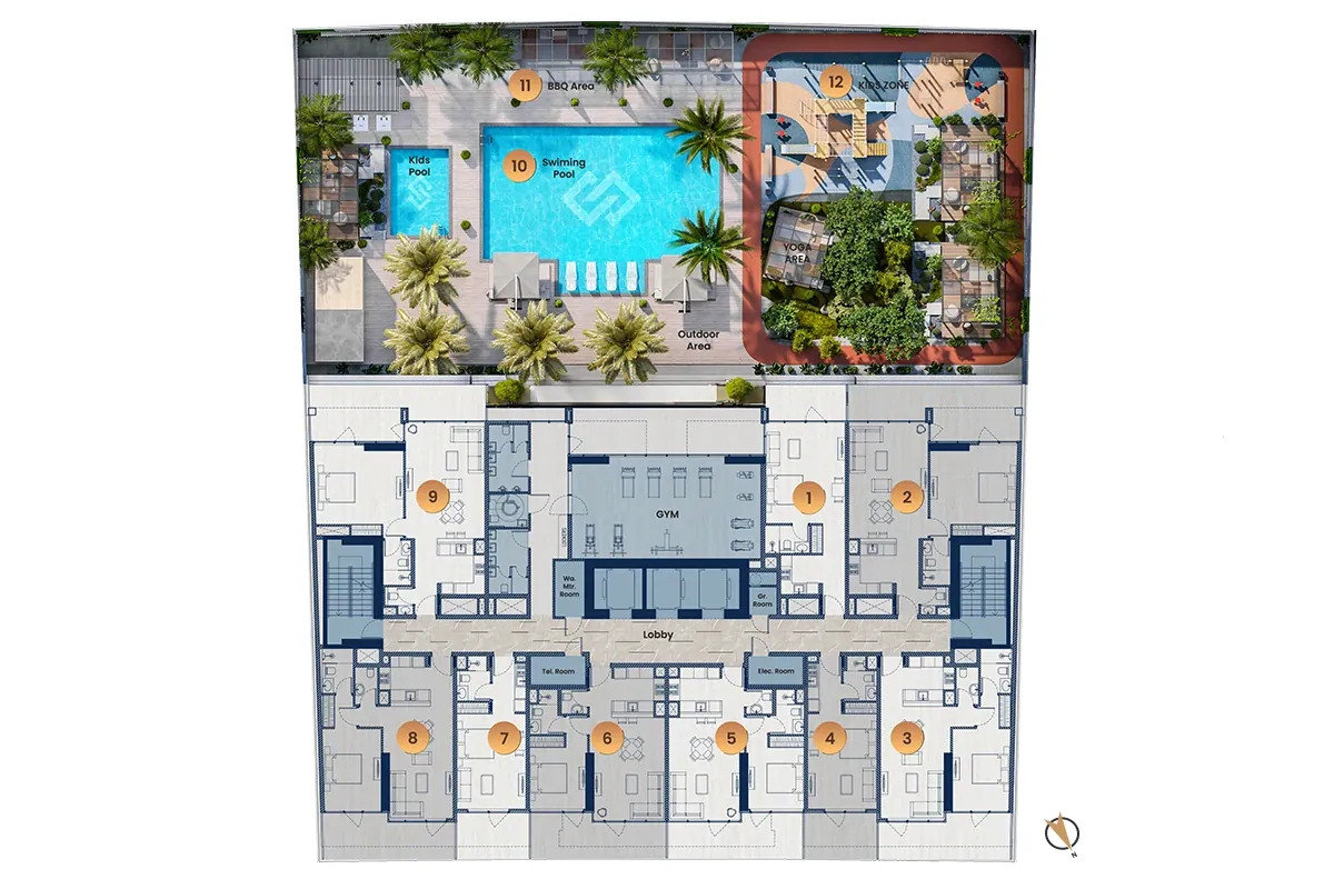 Samha Residence 2: floorplan, photo 9 of 9