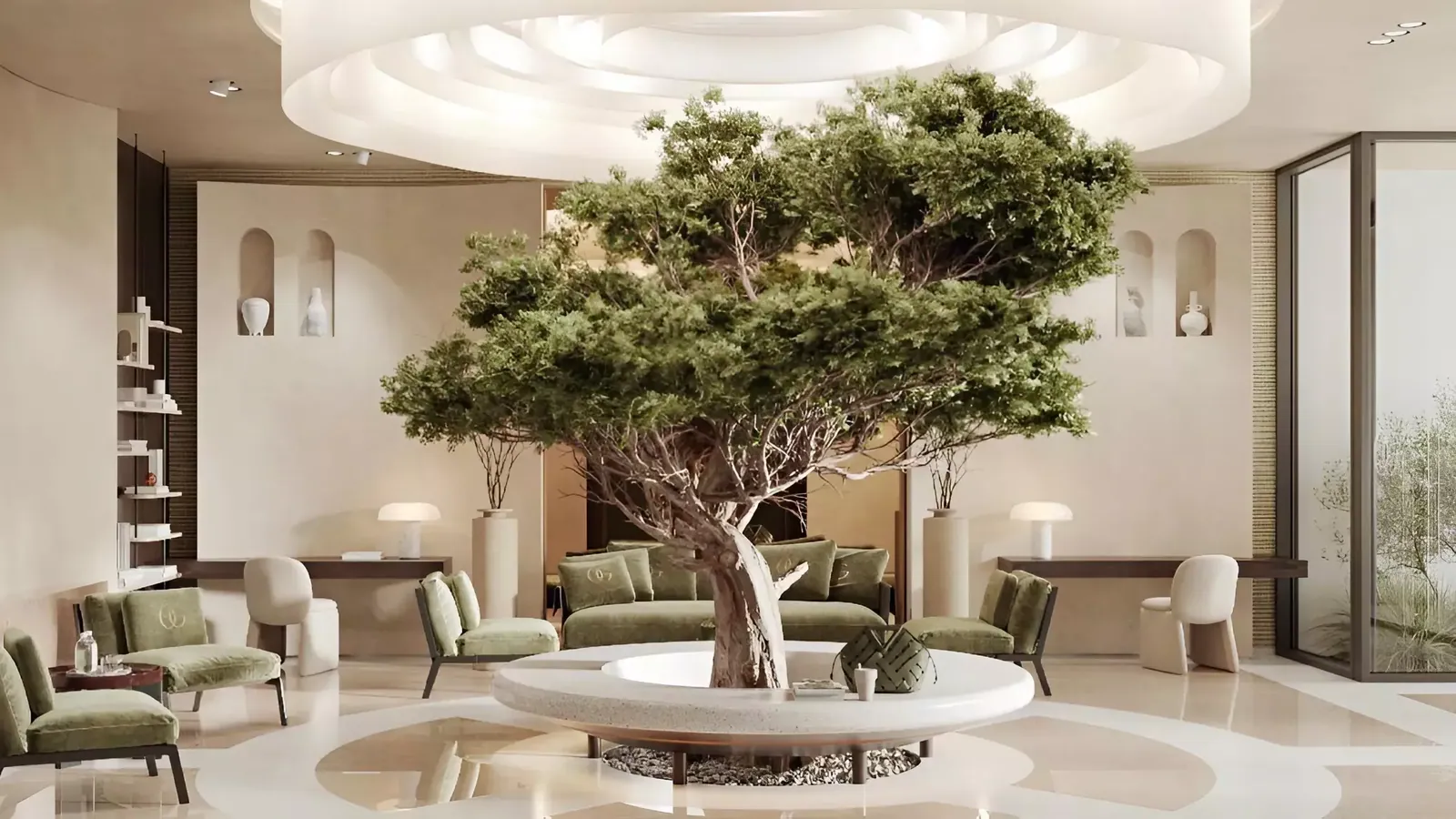 Olivia Gardens Residence: interior living, photo 8 of 12