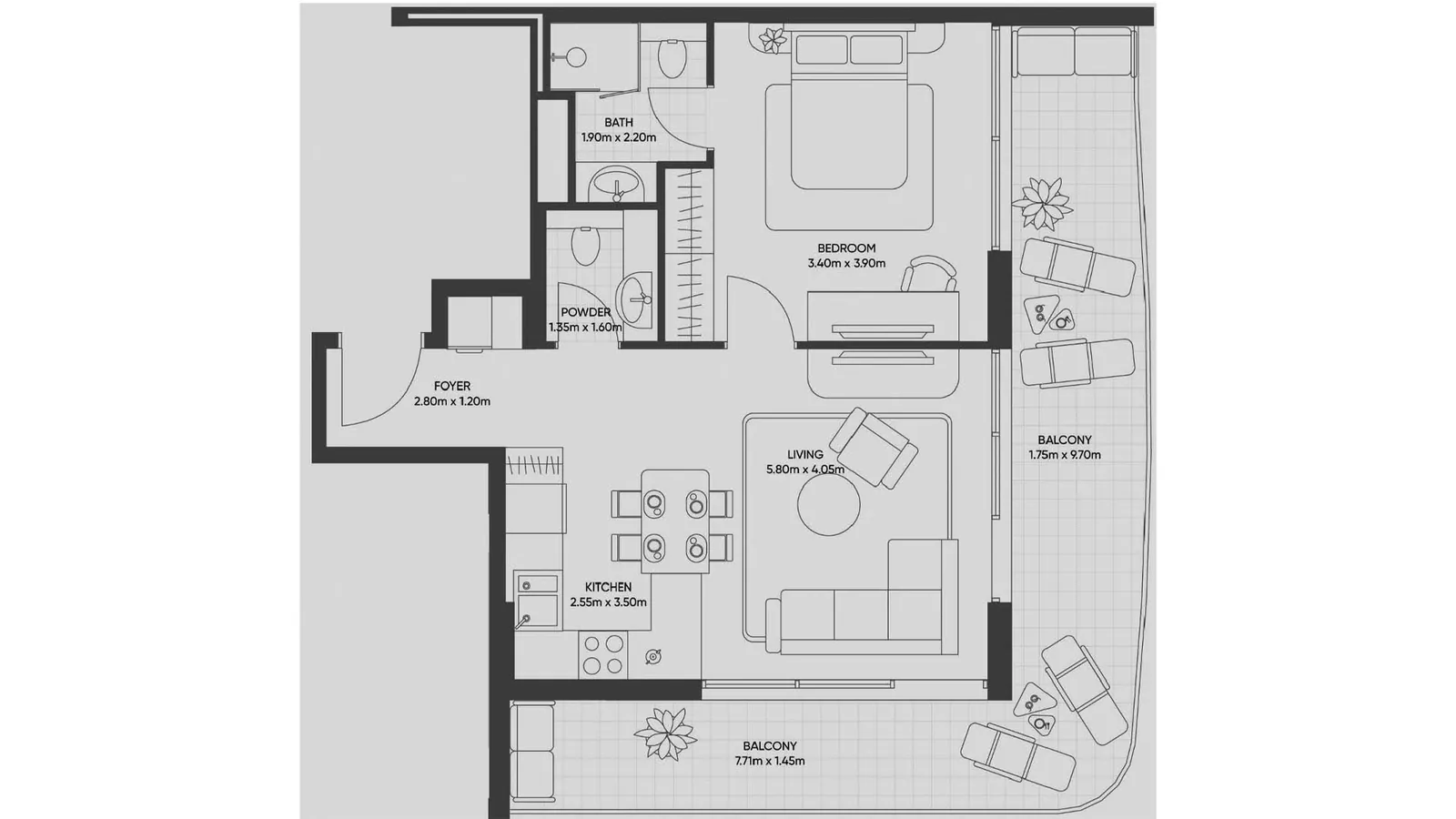 Olivia Gardens Residence: floorplan, photo 12 of 12