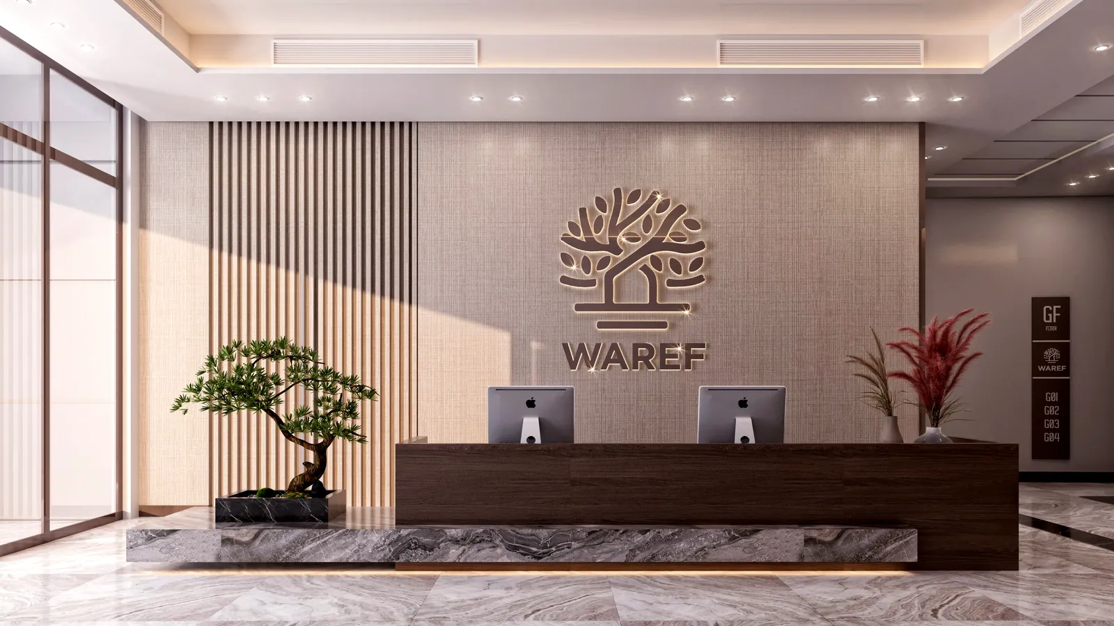 Waref Residences: interior living, photo 6 of 12