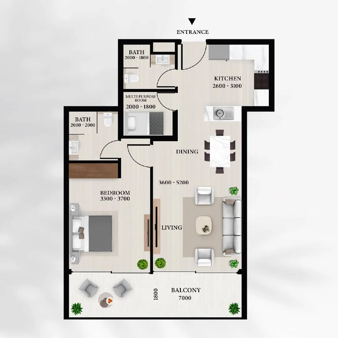 Avion Residence: floorplan, photo 9 of 10