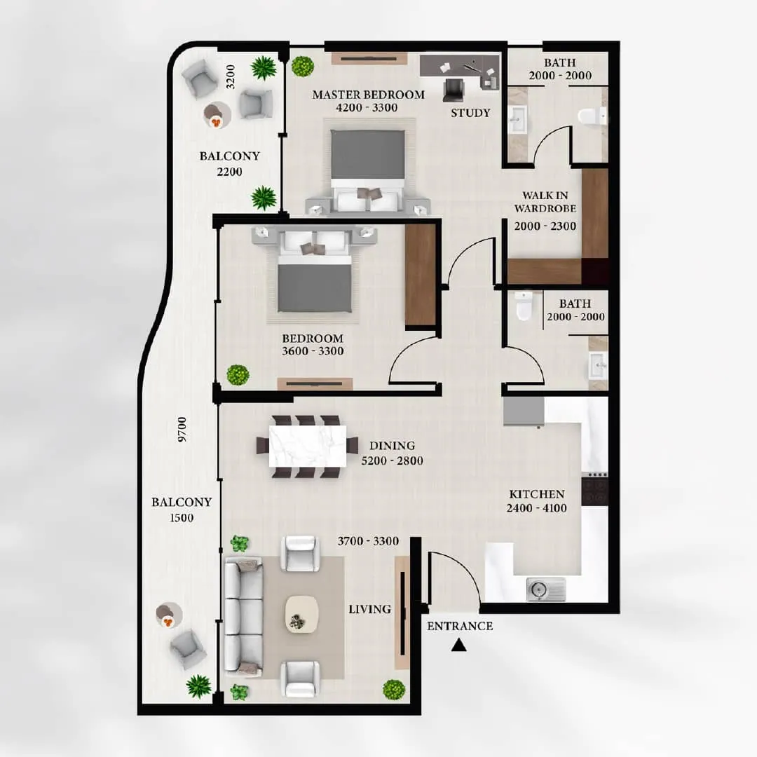 Avion Residence: floorplan, photo 10 of 10