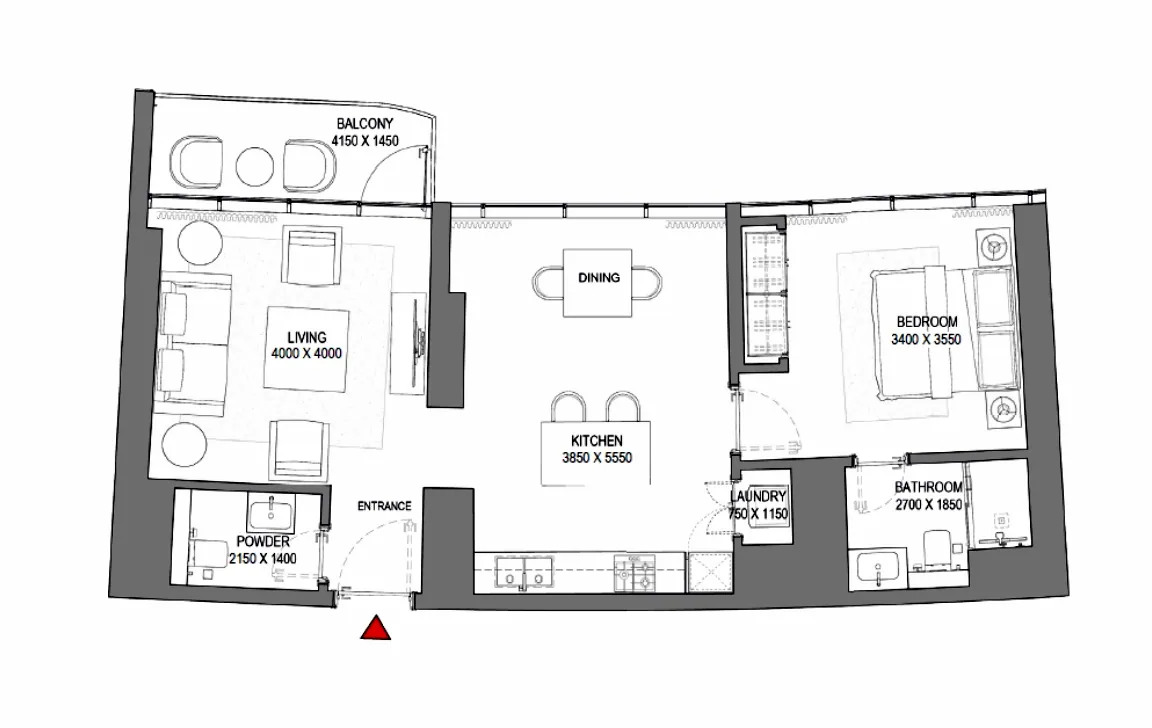 Sobha SeaHaven: floorplan, photo 11 of 12