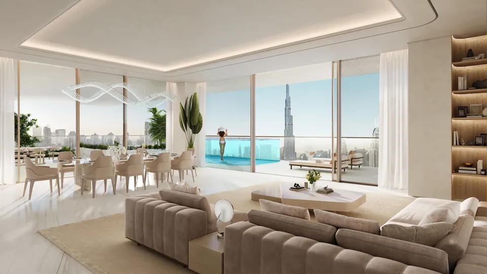 Fairmont Residences Solara Tower: interior living, photo 4 of 12