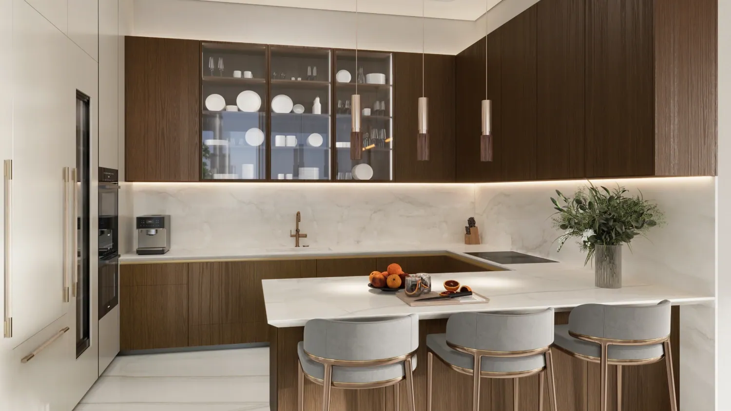 Fairmont Residences Solara Tower: interior kitchen, photo 8 of 12