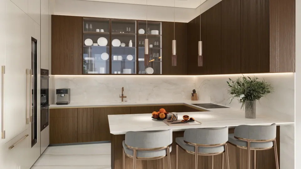 Fairmont Residences Solara Tower: interior kitchen, photo 8 of 12