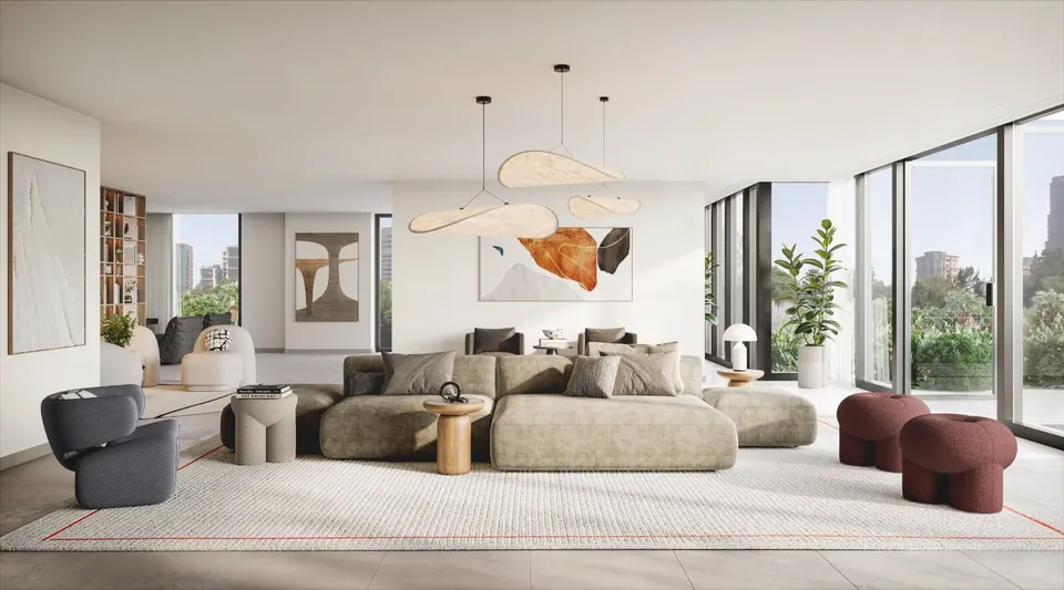 Cello Residences: interior living, photo 7 of 12