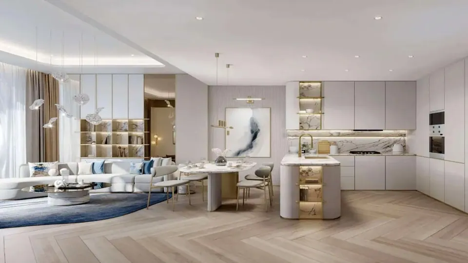 Mackerel Tower: interior living, photo 6 of 7