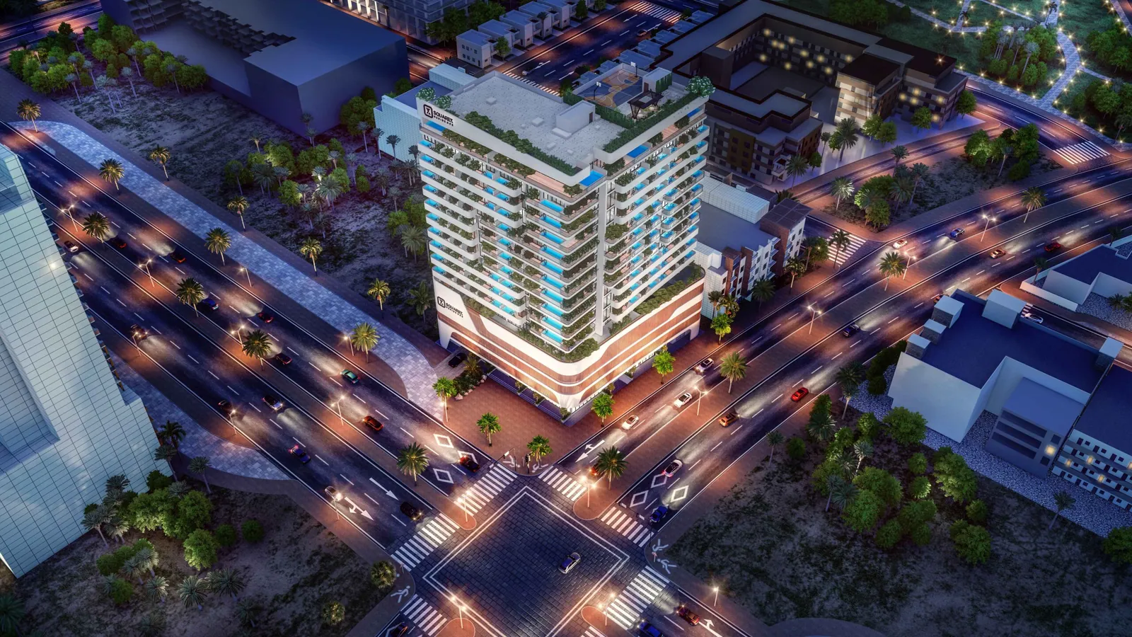 SquareX Residence: aerial, photo 5 of 12