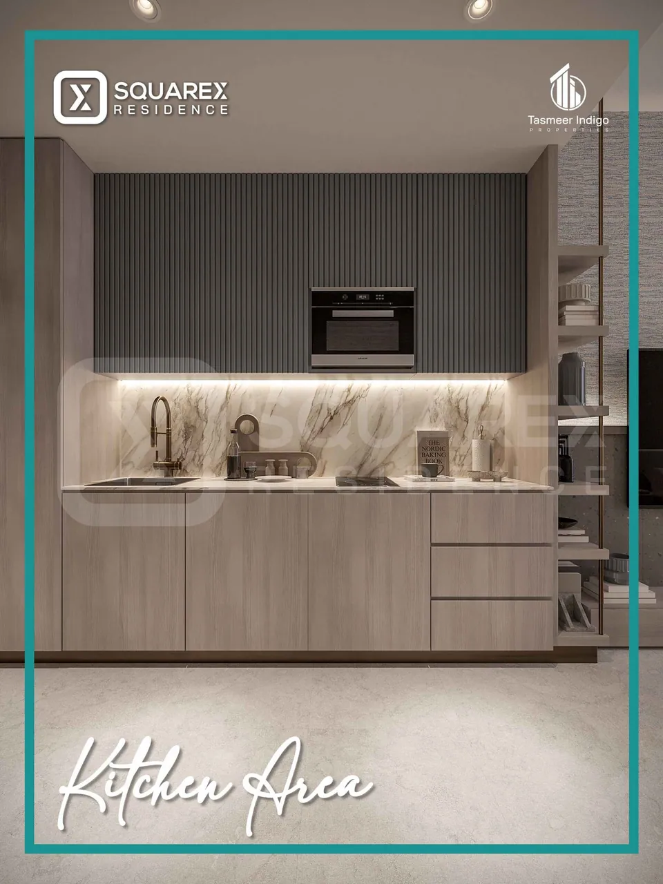 SquareX Residence: interior kitchen, photo 11 of 12