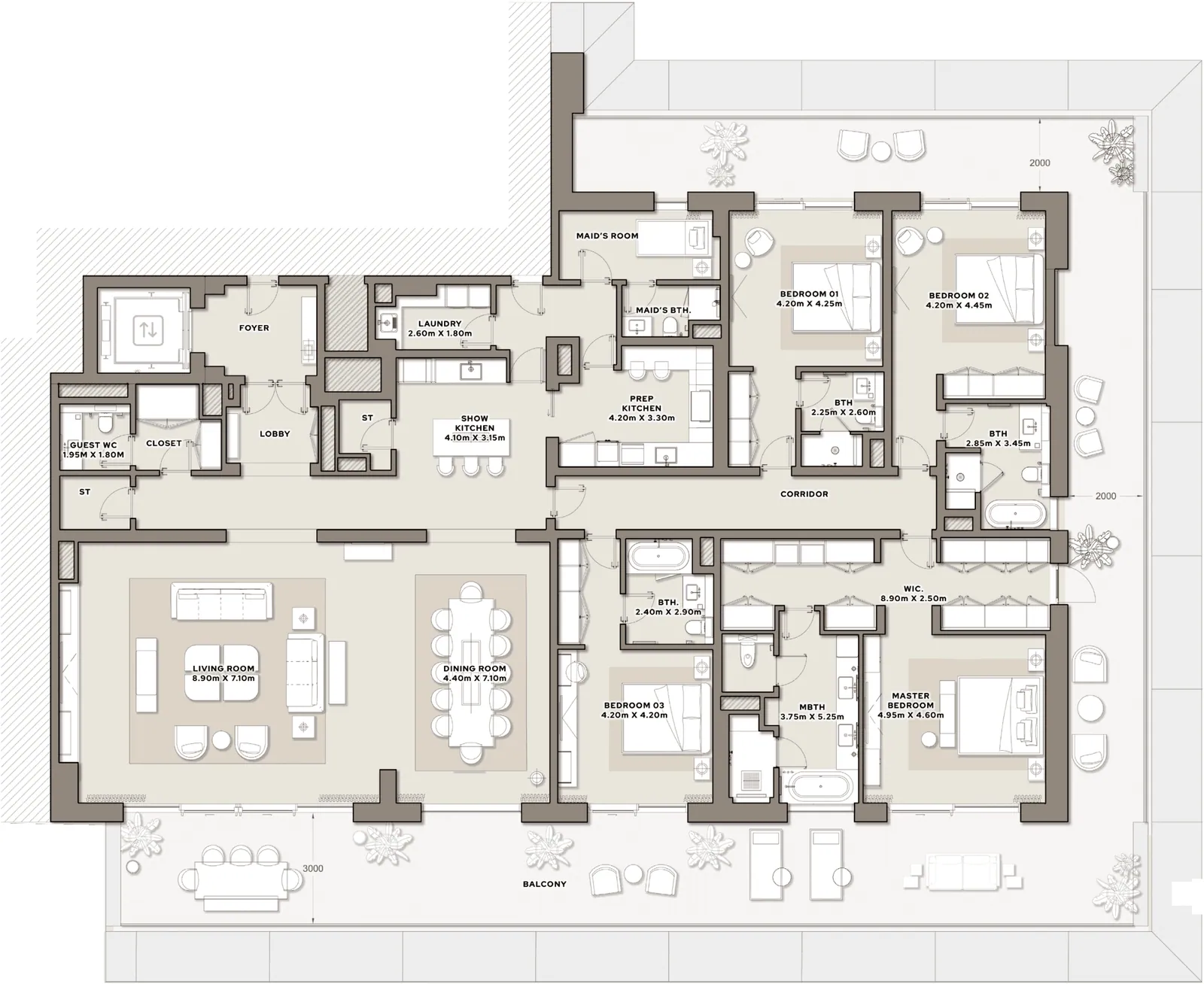 The Melgrano: floorplan, photo 12 of 12