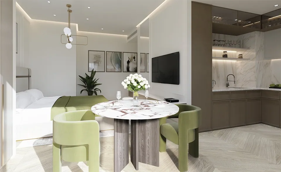 Altai Tower: interior living, photo 3 of 7