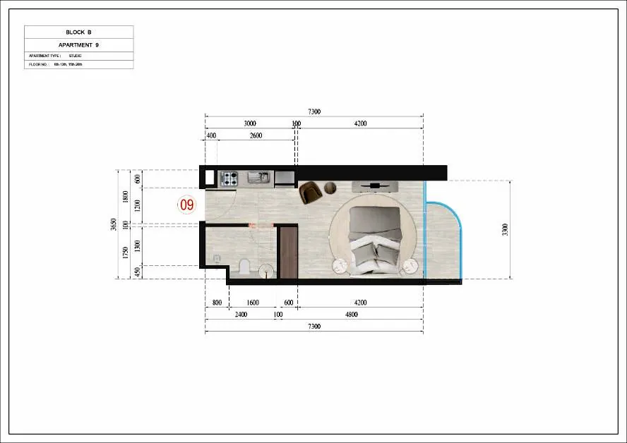 Guzel Towers: floorplan, photo 12 of 12