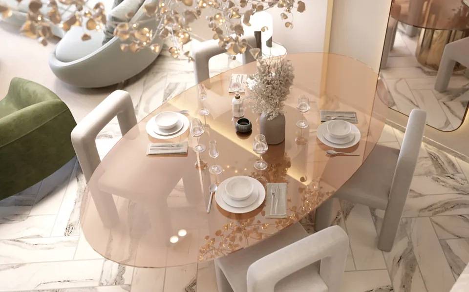 Red Square Tower: interior living, photo 2 of 12