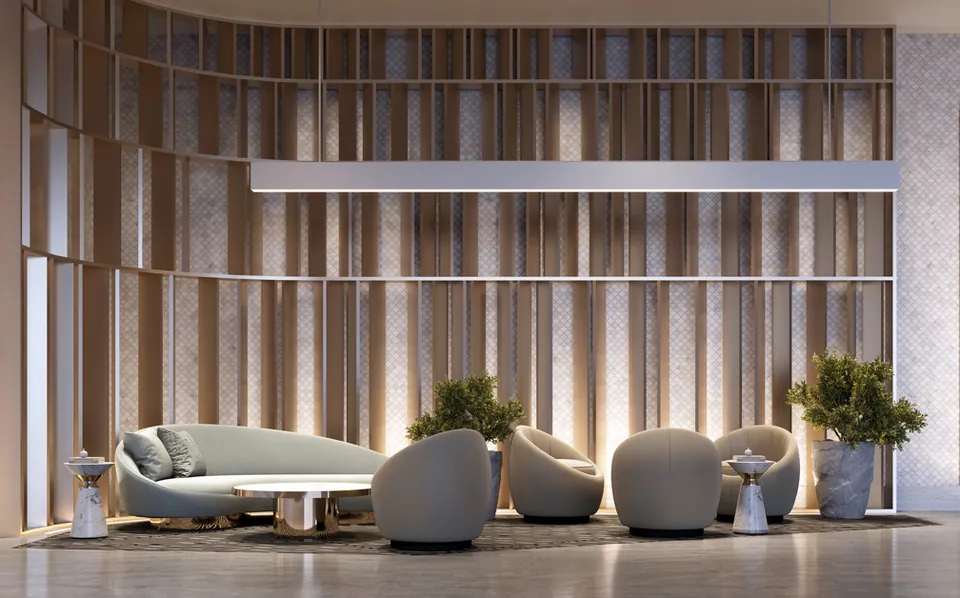 Red Square Tower: interior living, photo 5 of 12