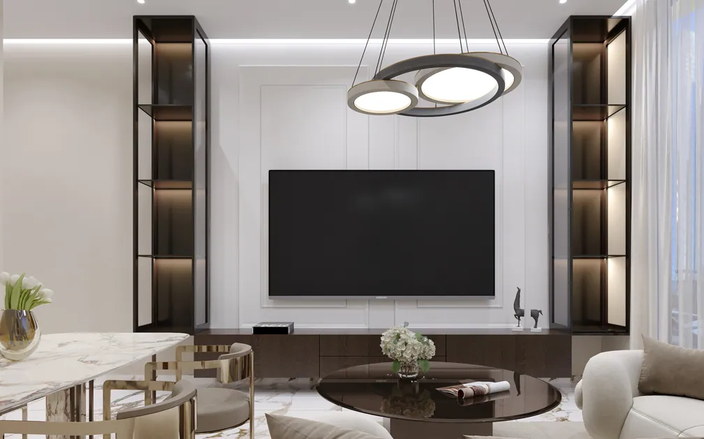Volga Tower: interior living, photo 2 of 12
