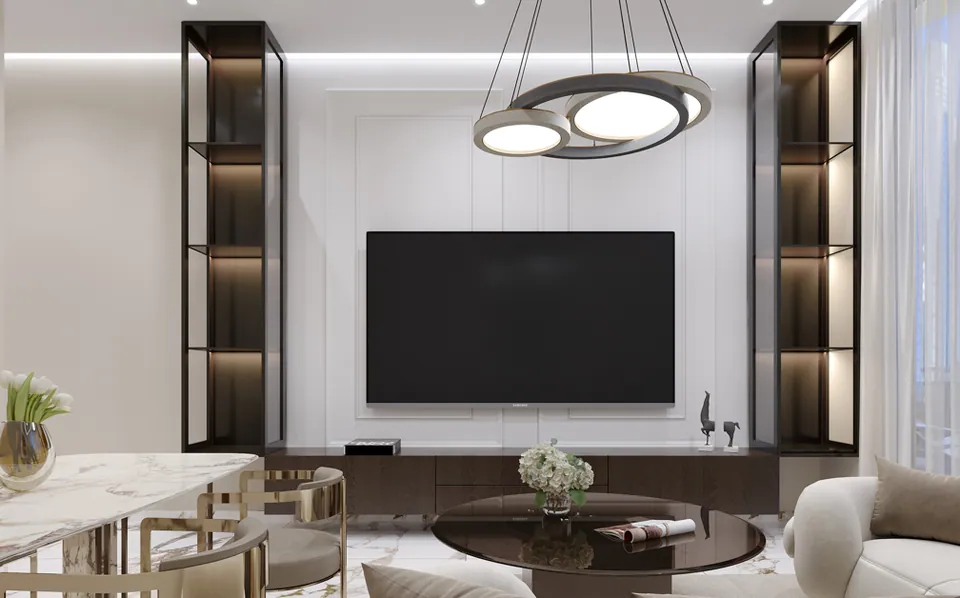 Volga Tower: interior living, photo 2 of 12