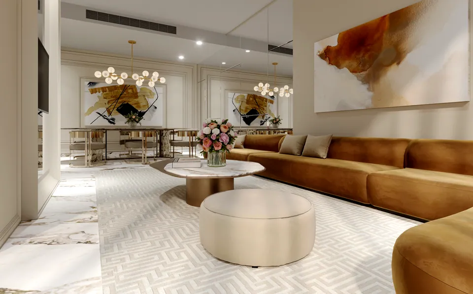 Volga Tower: interior living, photo 3 of 12