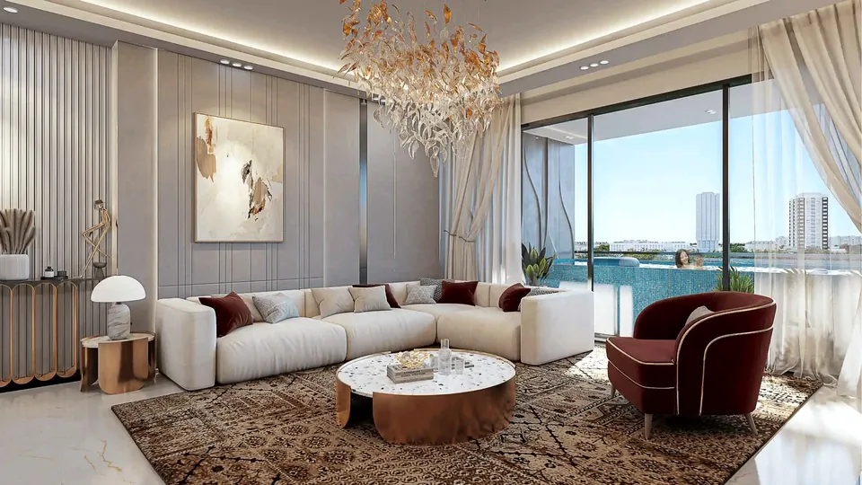 Blossom76: interior living, photo 2 of 12