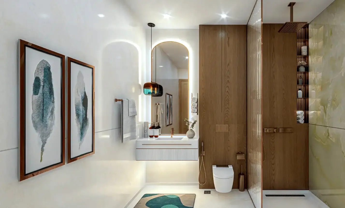 Blossom76: interior bathroom, photo 7 of 12