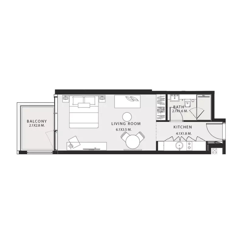 Ayana Gardens: floorplan, photo 11 of 12
