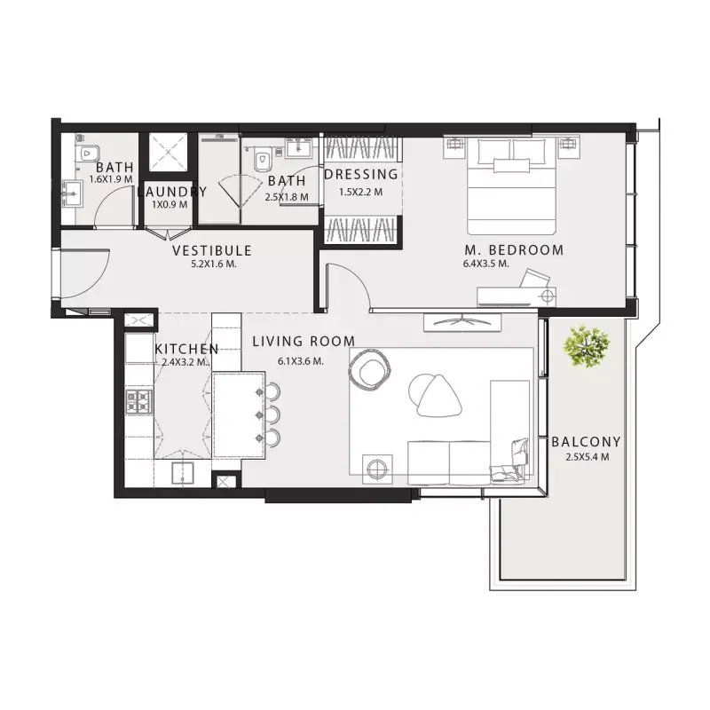 Ayana Gardens: floorplan, photo 12 of 12